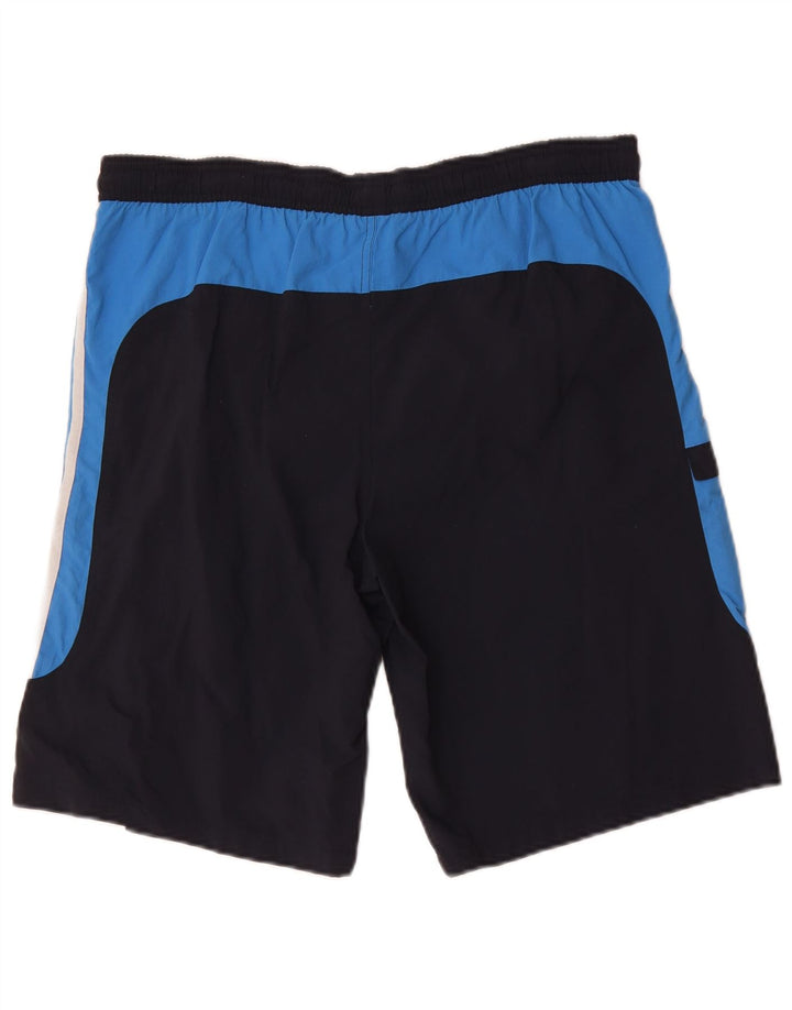 Adidas Hombre Cargo Bañador Corto Grande Azul Marino Colorblock Poliéster