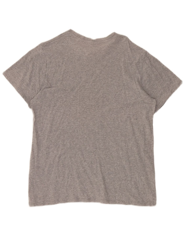 LEVI'S Camiseta gráfica para hombre Top grande de algodón gris