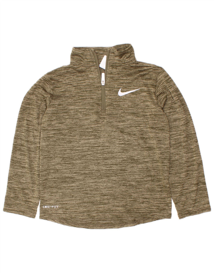 Nike - Chándal Dri Fit para niños (5 a 6 años, tamaño mediano, color caqui)