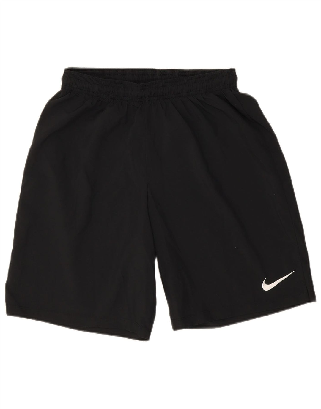 NIKE Pantalones cortos deportivos Dri Fit para mujer UK 40 Grande Poliéster negro