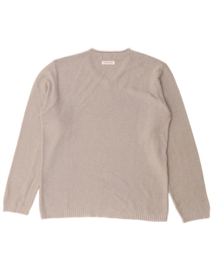 Iceberg Jersey Con Cuello En V Para Hombre Algodón Gris Medio