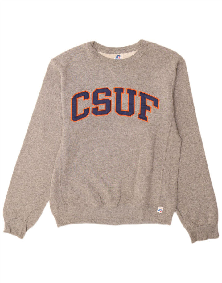 RUSSELL ATHLETIC Sudadera gráfica para hombre Jersey Pequeño Gris Poliéster