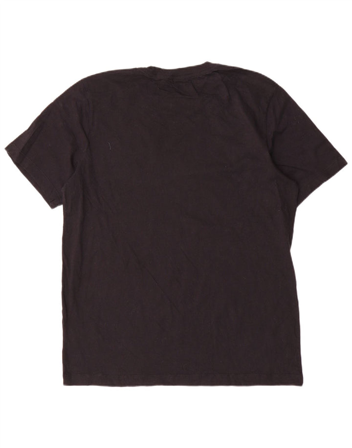 Nike - Camiseta para hombre, talla grande, color negro, algodón