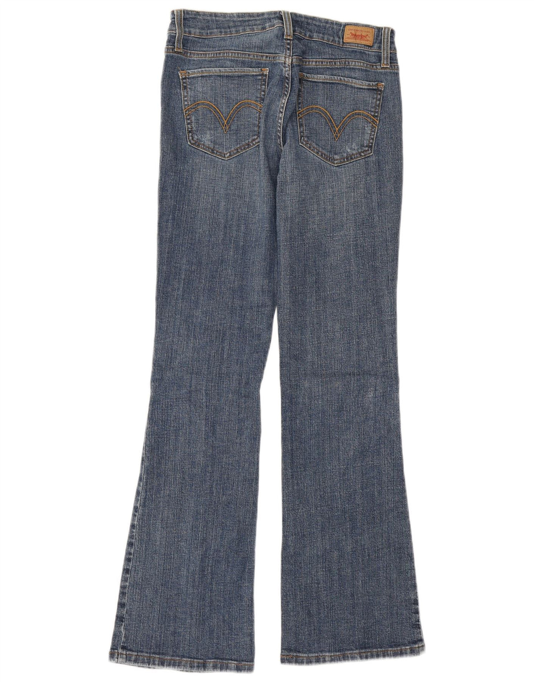 LEVI'S Jeans 518 Super Low Bootcut para mujer US 5 Medium W28 L31 Algodón azul