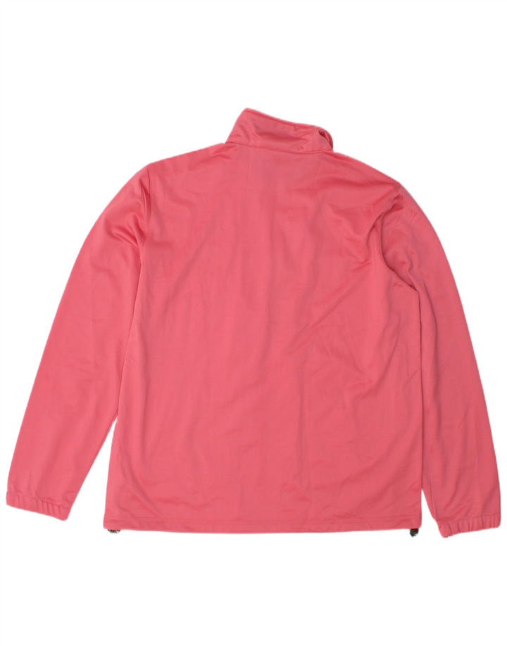 Diadora Chaqueta de chándal para mujer ES 40 XL Poliéster rosa