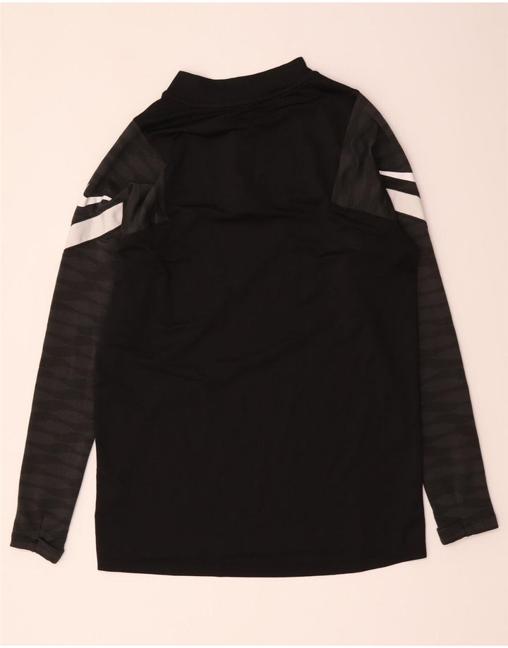 Nike Dri Fit - Chándal con cremallera y cuello para hombre, talla mediana, color negro