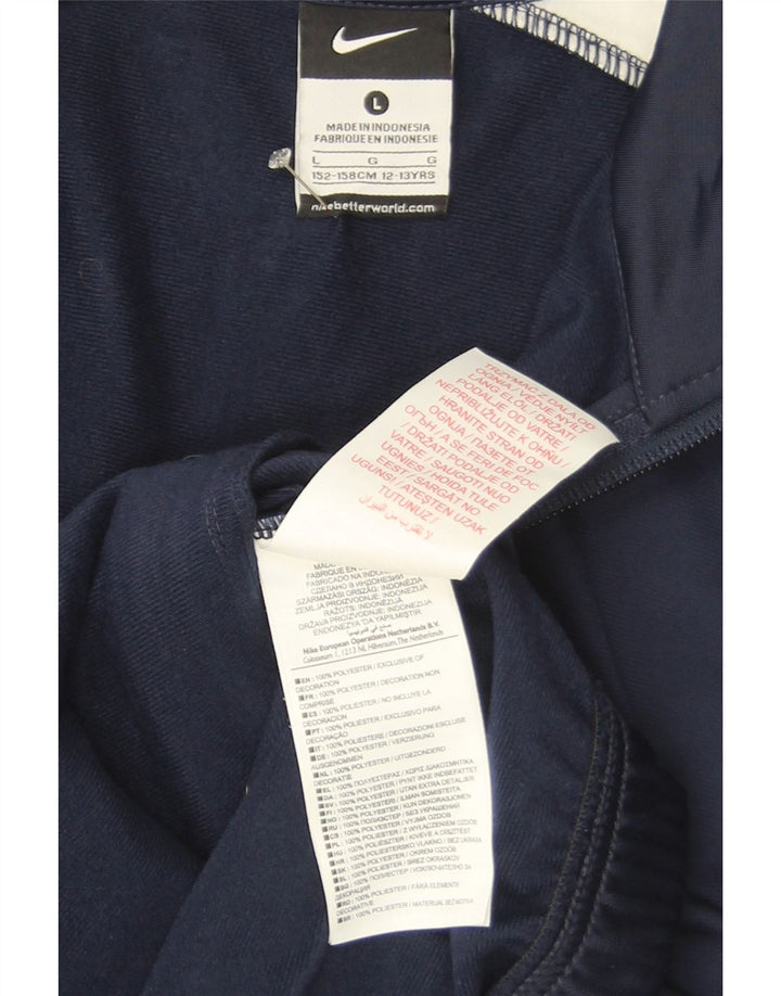 Nike - Chaqueta de chándal para niño, 12-13 años, talla grande, color azul marino