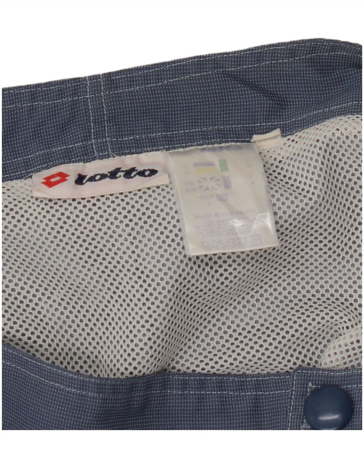 LOTTO Bañador para Hombre UK 40/42 Large W34 Azul Marino Colorblock Nylon