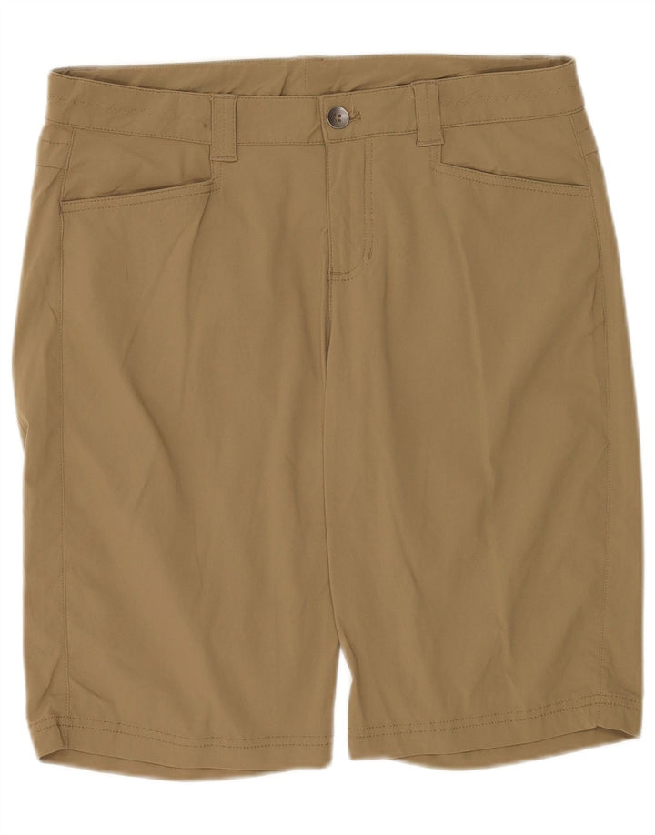 Eddie Bauer Pantalones cortos casuales para mujer US 8 mediano W32 algodón caqui