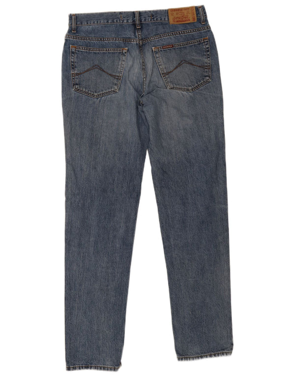 Carrera Mens 700 Regular Slim Jeans W36 L34 Algodón Azul