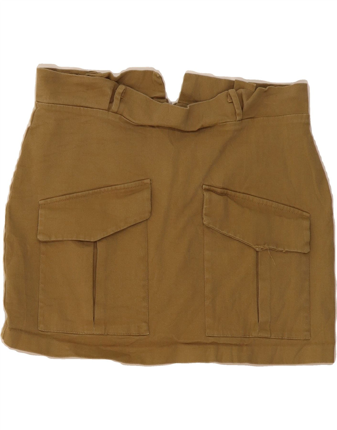 ZARA Womens Mini Skirt  XL W36 Beige Vintage Zara and Second-Hand Zara from Messina Hembry 