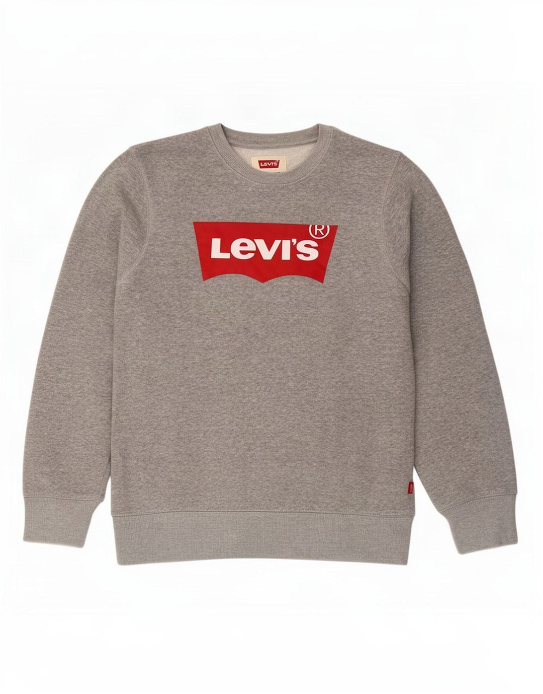 Levi's Sudadera gráfica para niños 13-14 años Algodón moteado gris