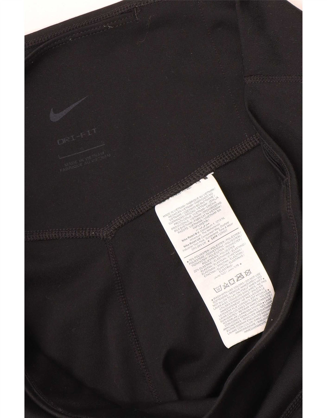 Nike Leggings Dri Fit para mujer UK 46 Grande Poliéster negro