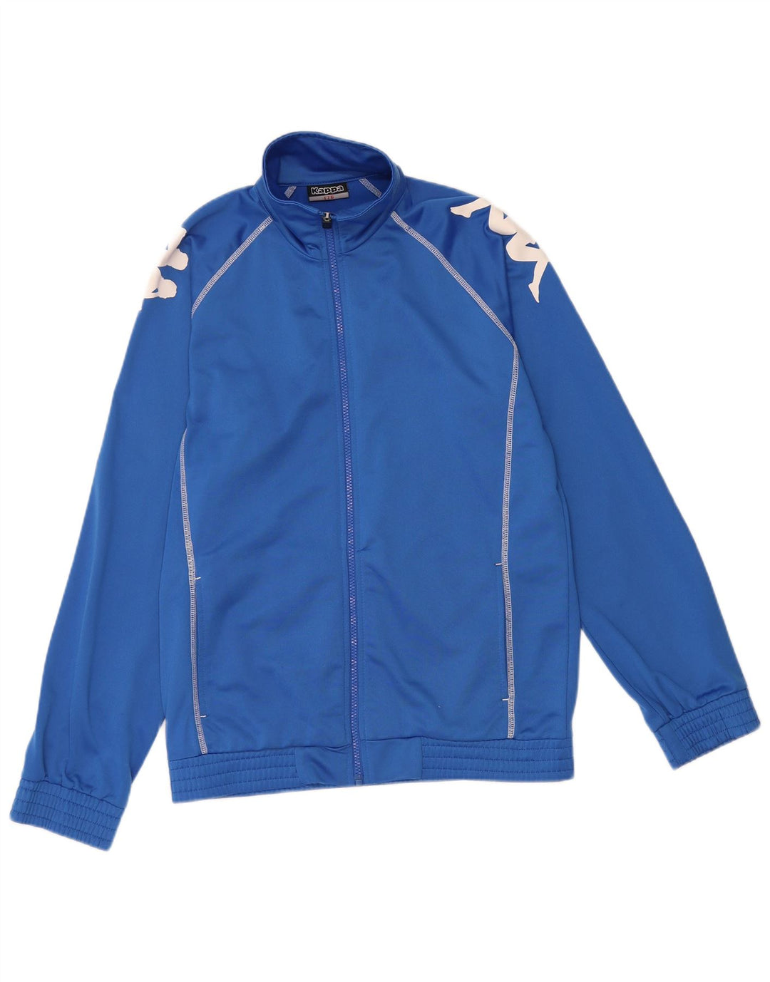 KAPPA Chaqueta de chándal con gráfico para niños 15-16 años Azul