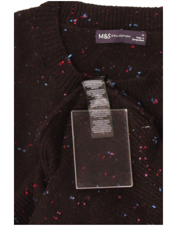 Marks & Spencer - Camiseta sin mangas para hombre, talla mediana, acrílico moteado en negro