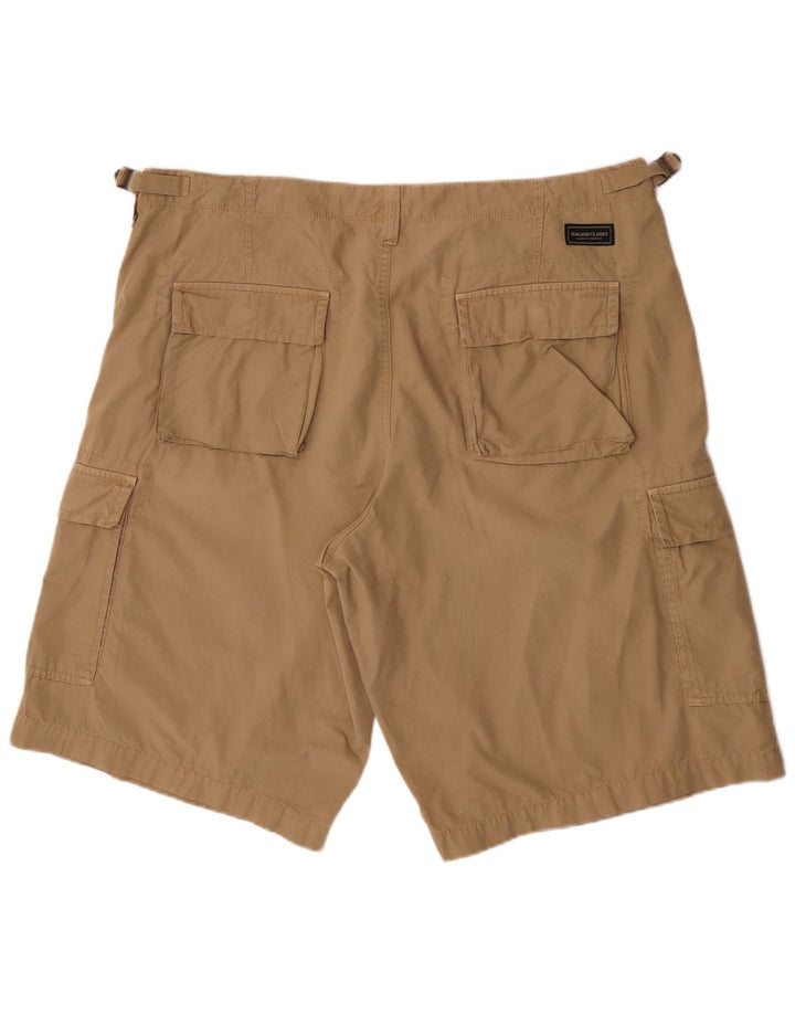 Marlboro Classics Pantalones cortos cargo para hombre W42 2XL Algodón beige
