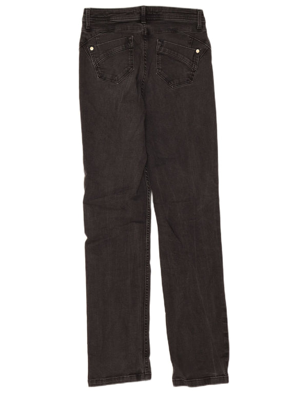 Marks & Spencer Vaqueros ajustados para mujer UK 8 Small W26 L28 Algodón negro