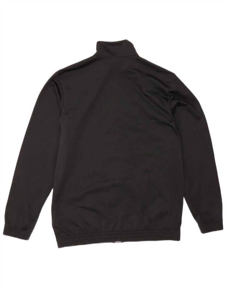 Adidas - Chaqueta de chándal para hombre, talla grande, poliéster negro