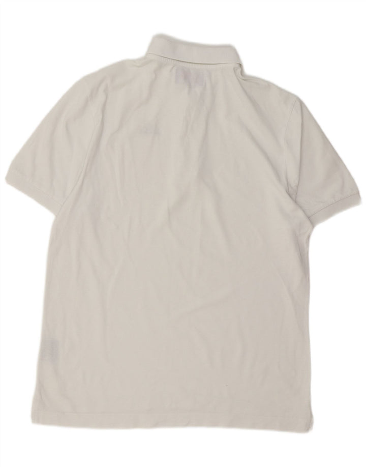 Polo Kappa Hombre Algodón Blanco Mediano