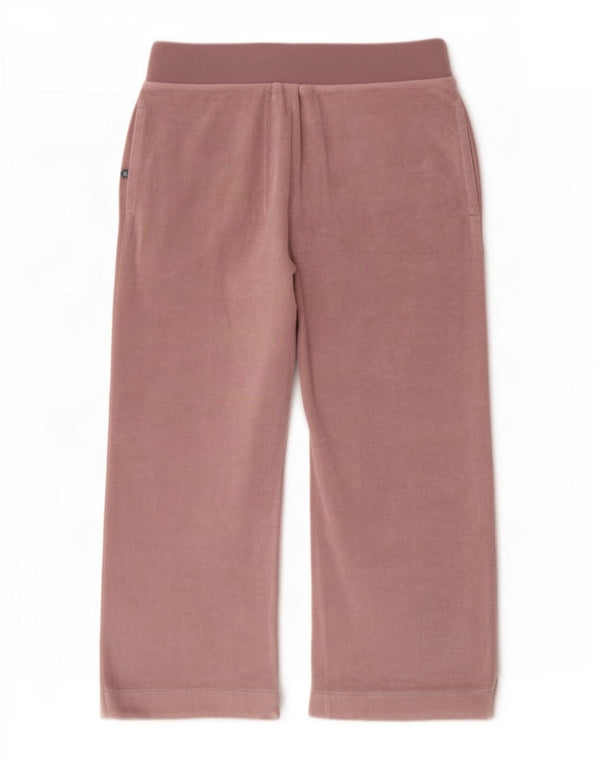 Marks & Spencer Pantalones de Chándal de Terciopelo de Pierna Ancha para Mujer UK 46 Large Pink
