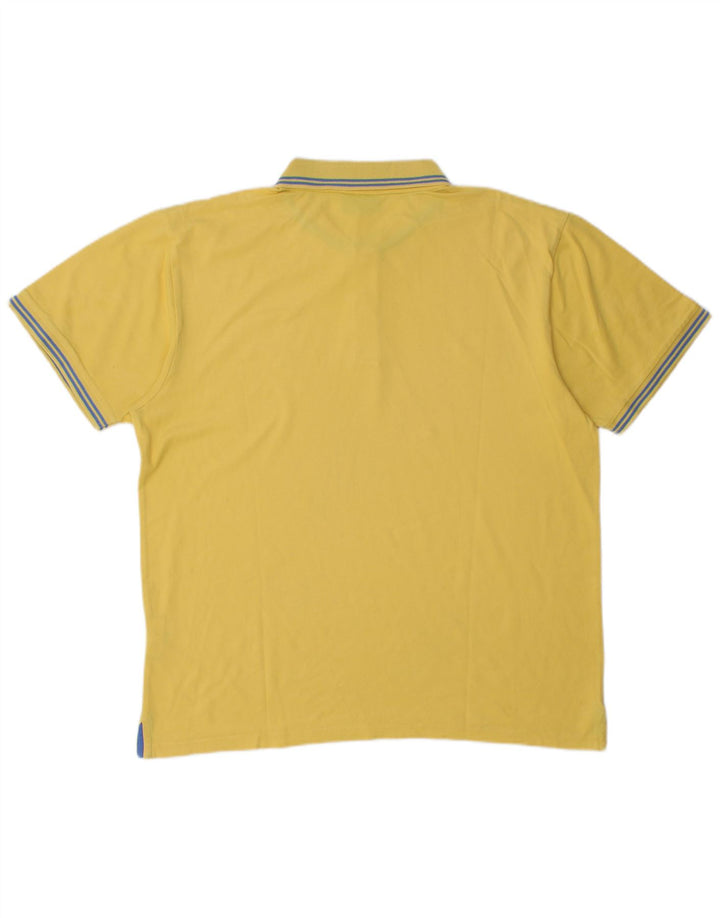 Champion Polo Para Hombre De Algodón Amarillo Grande