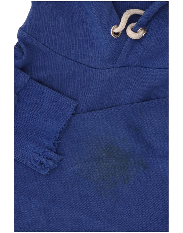 Ellesse Hombre Sudadera Con Capucha Gráfica De Algodón Azul Medio