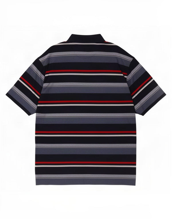 Paul & Shark Polo para hombre 2XL Algodón a rayas azul marino