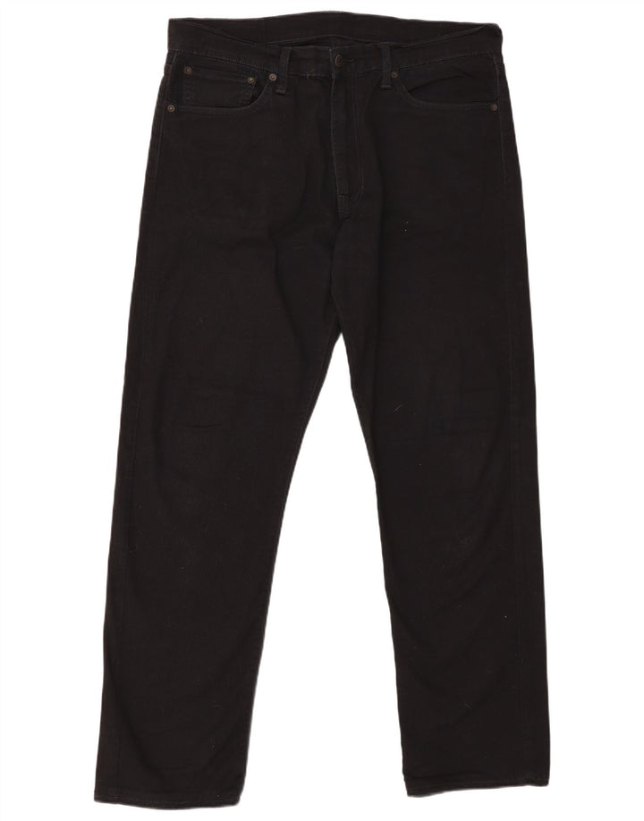 LEVI'S Jeans rectos 504 para hombre W36 L32 Algodón negro