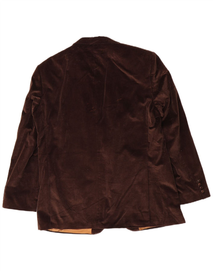 Barbour Chaqueta Blazer de Pana con 2 Botones para Hombre IT 56 3XL Algodón Marrón
