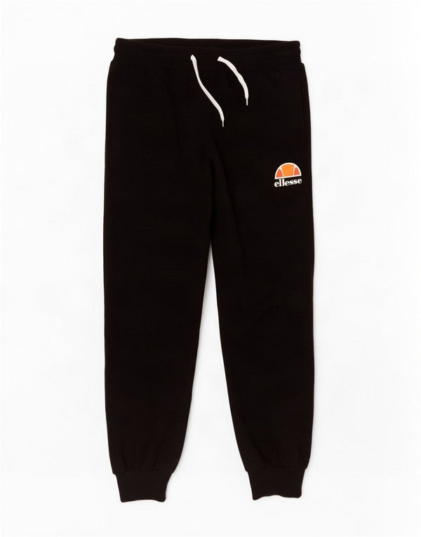 Ellesse Pantalones de chándal para mujer Joggers UK 10 Small Black Cotton