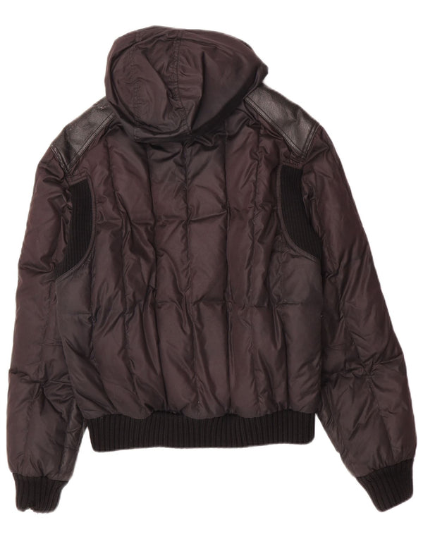 Refrigiwear Chaqueta acolchada con capucha Cruz para hombre UK 38 Poliéster negro mediano