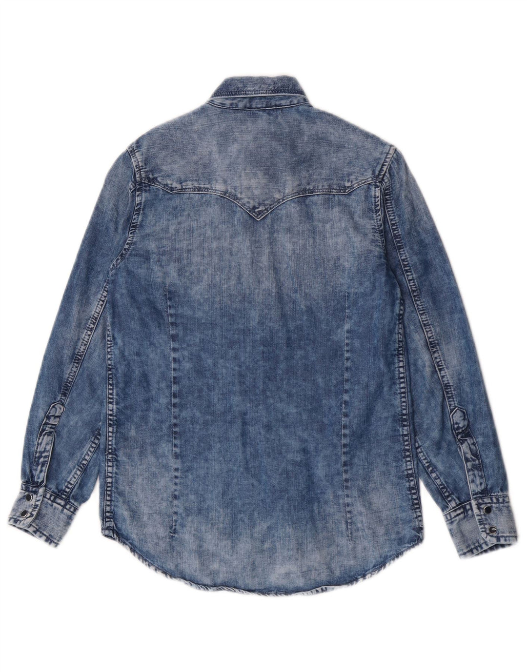 Diesel Camisa Vaquera Niño 9-10 Años Azul Algodón