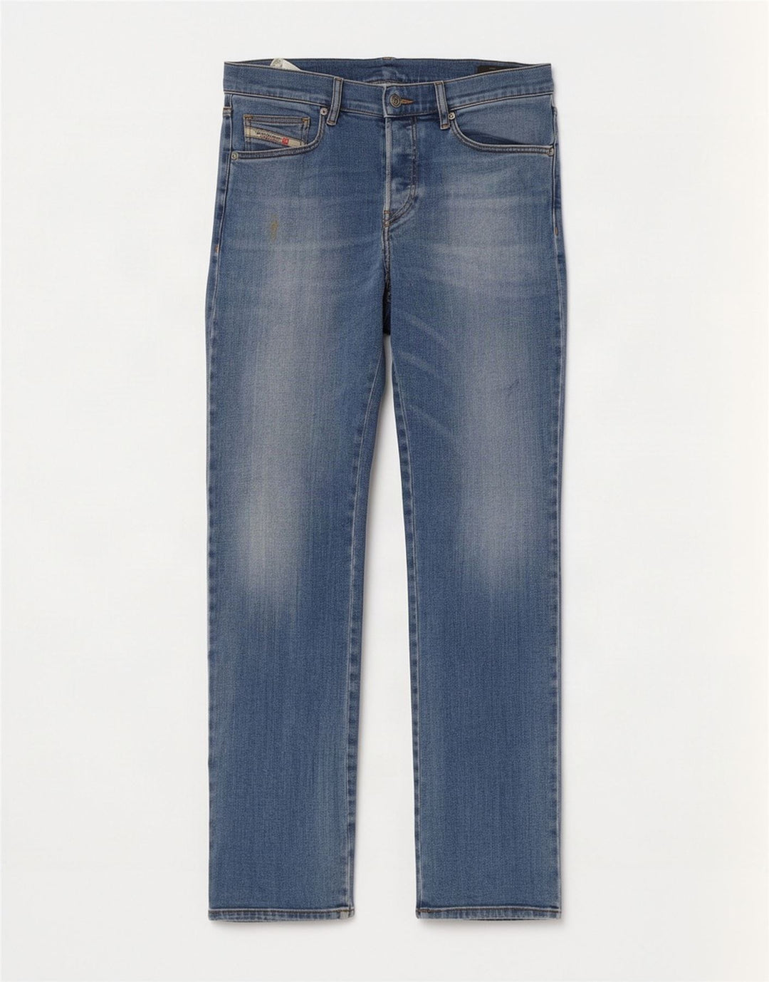 Diesel Mujer D-Mihtry Vaqueros Rectos W32 L30 Algodón Azul