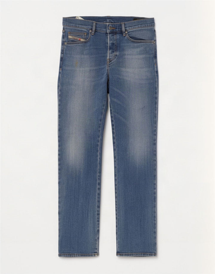 Diesel Mujer D-Mihtry Vaqueros Rectos W32 L30 Algodón Azul