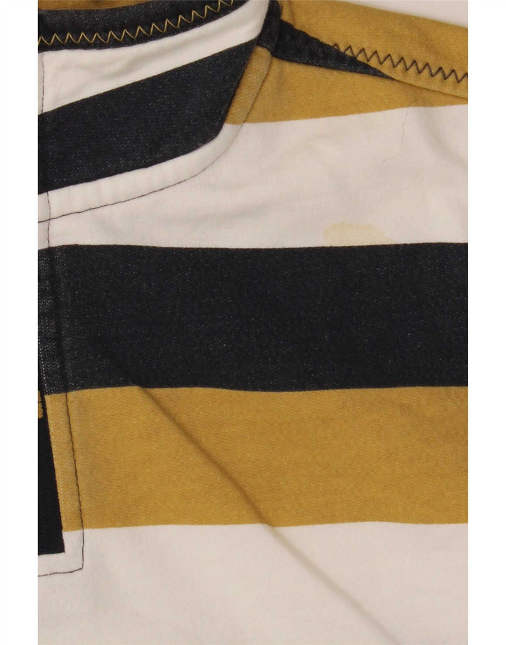 Fat Face Sudadera con cremallera y cuello para niños, jersey, 12-13 años, multicolor, a rayas