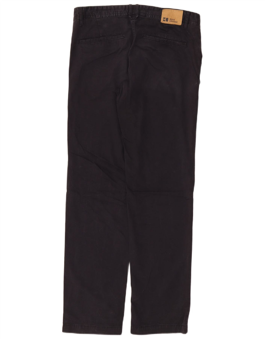 HUGO BOSS Pantalón chino de corte regular para hombre W32 L32 Algodón azul marino