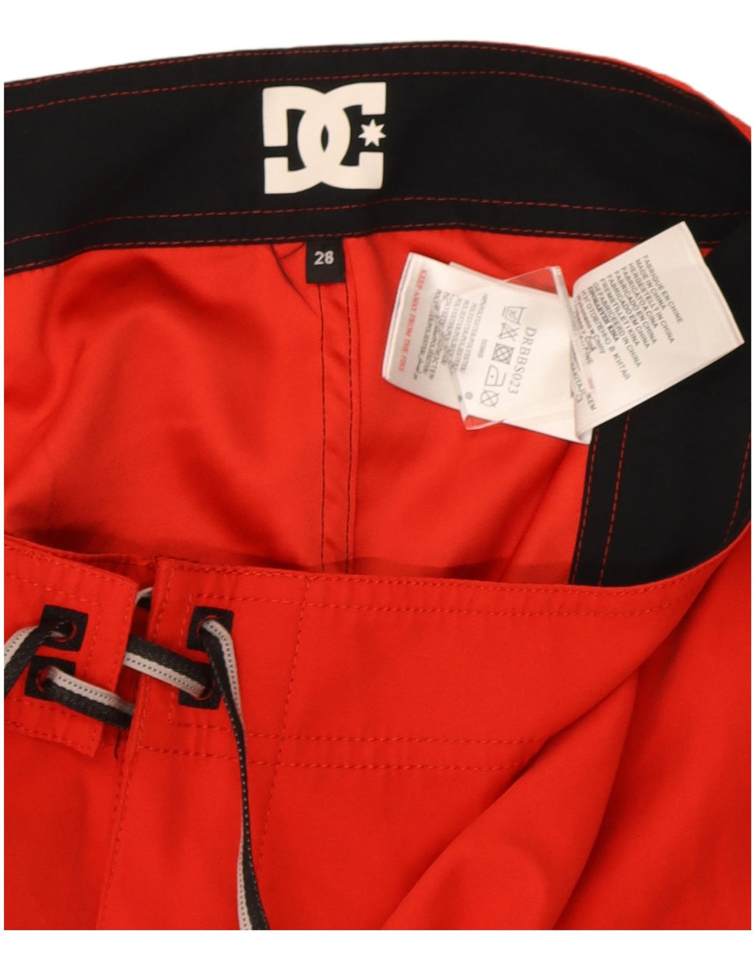 DC Bañador Shorts Niño 13-14 Años Rojo Poliéster