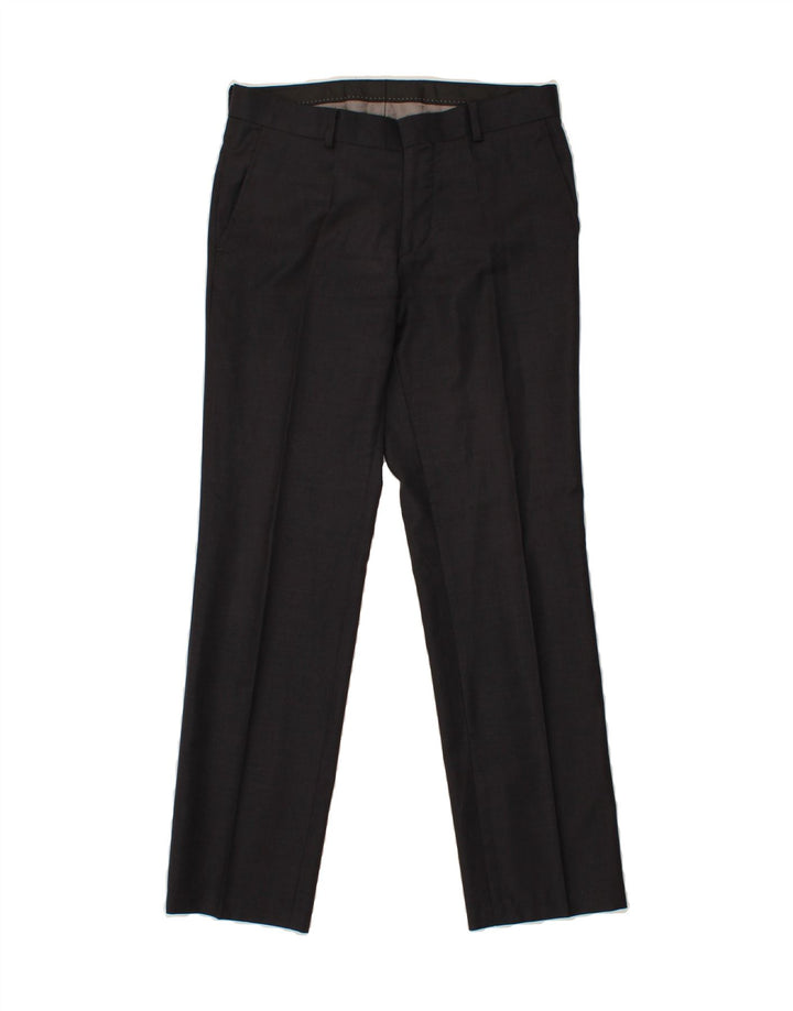 CHROM Traje de 2 piezas con 2 botones para hombre UK 38 Medium W32 L30 Negro
