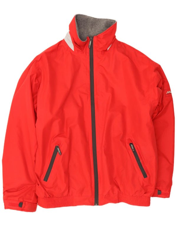 Musto Chaqueta cortavientos para hombre UK 38 Mediano Rojo Poliéster