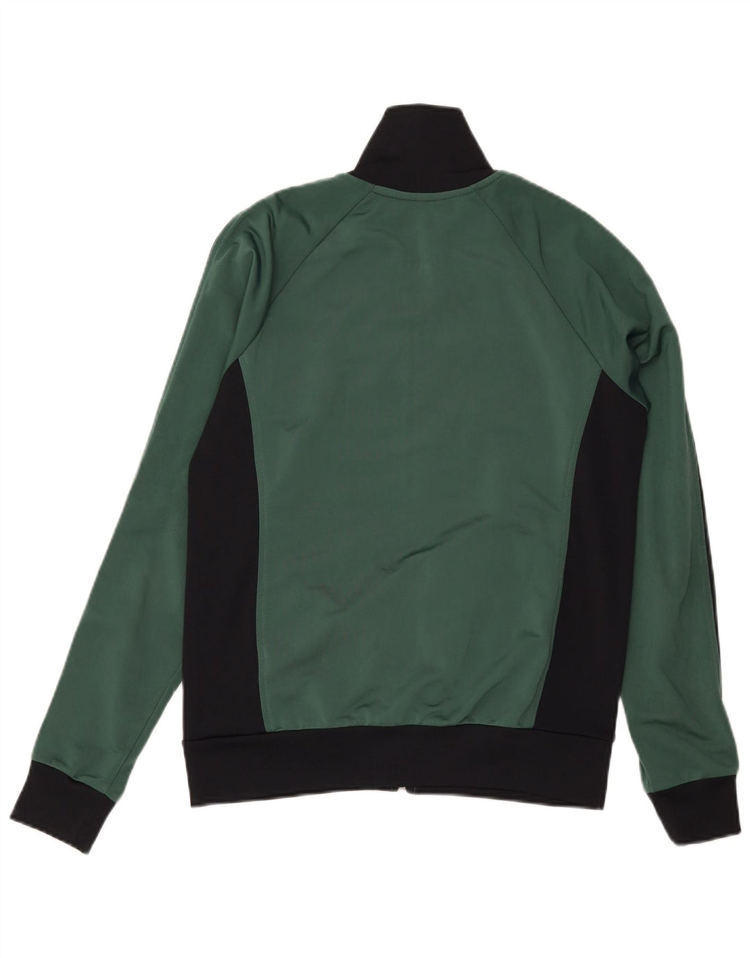 Converse Mujer Graphic Chándal Top Chaqueta UK 40 Medio Verde Colorblock