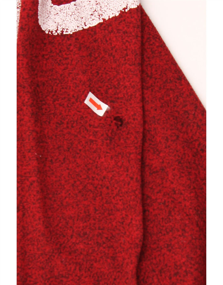 SUPERDRY Camiseta gráfica para hombre Top mediano de algodón rojo