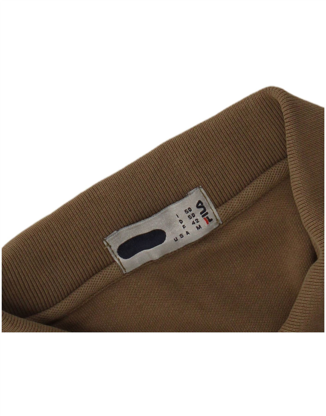 FILA Polo Hombre Marrón Medio