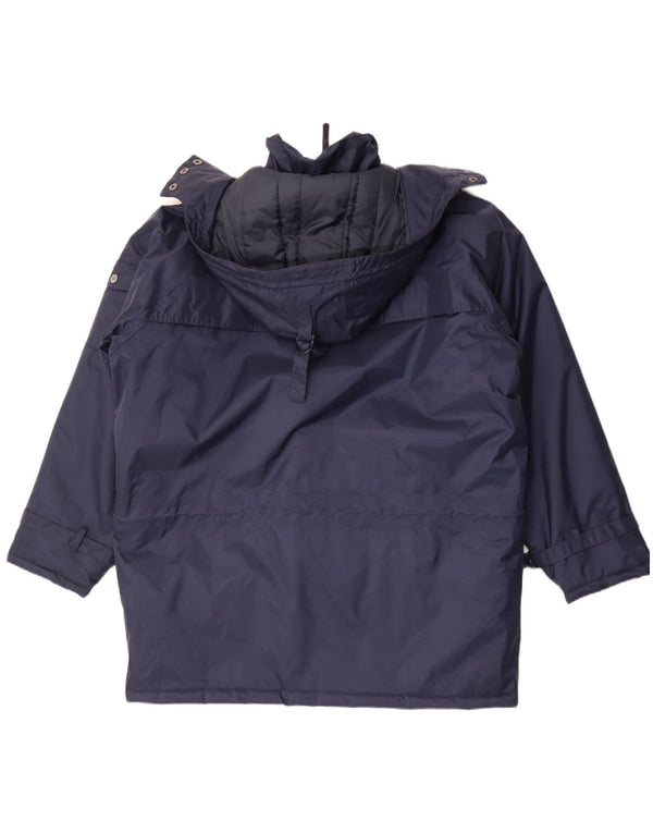 Helly Hansen Abrigo acolchado extragrande con capucha para hombre UK 36 Small Azul marino