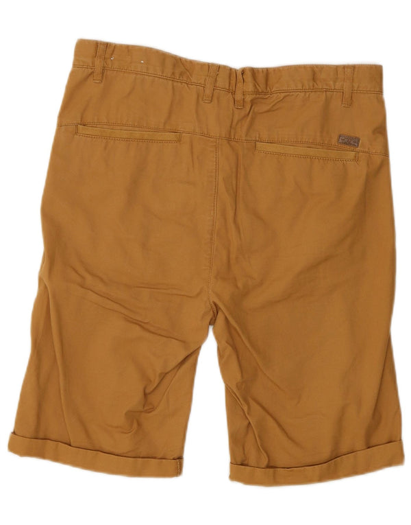 Zara Boys Cargo Shorts 13-14 Years W28 Brown Cotton