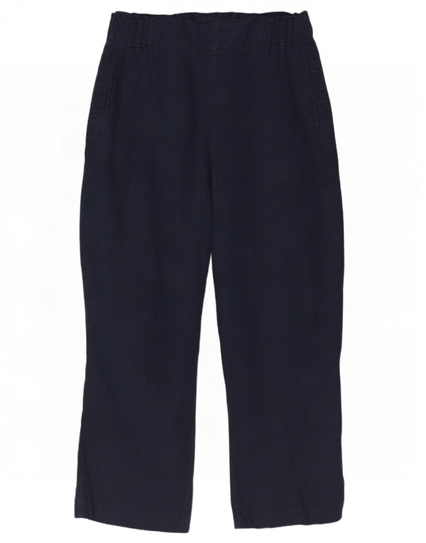 Marks & Spencer Pantalones Casuales para Mujer UK 40 Large W34 L30 Azul Marino