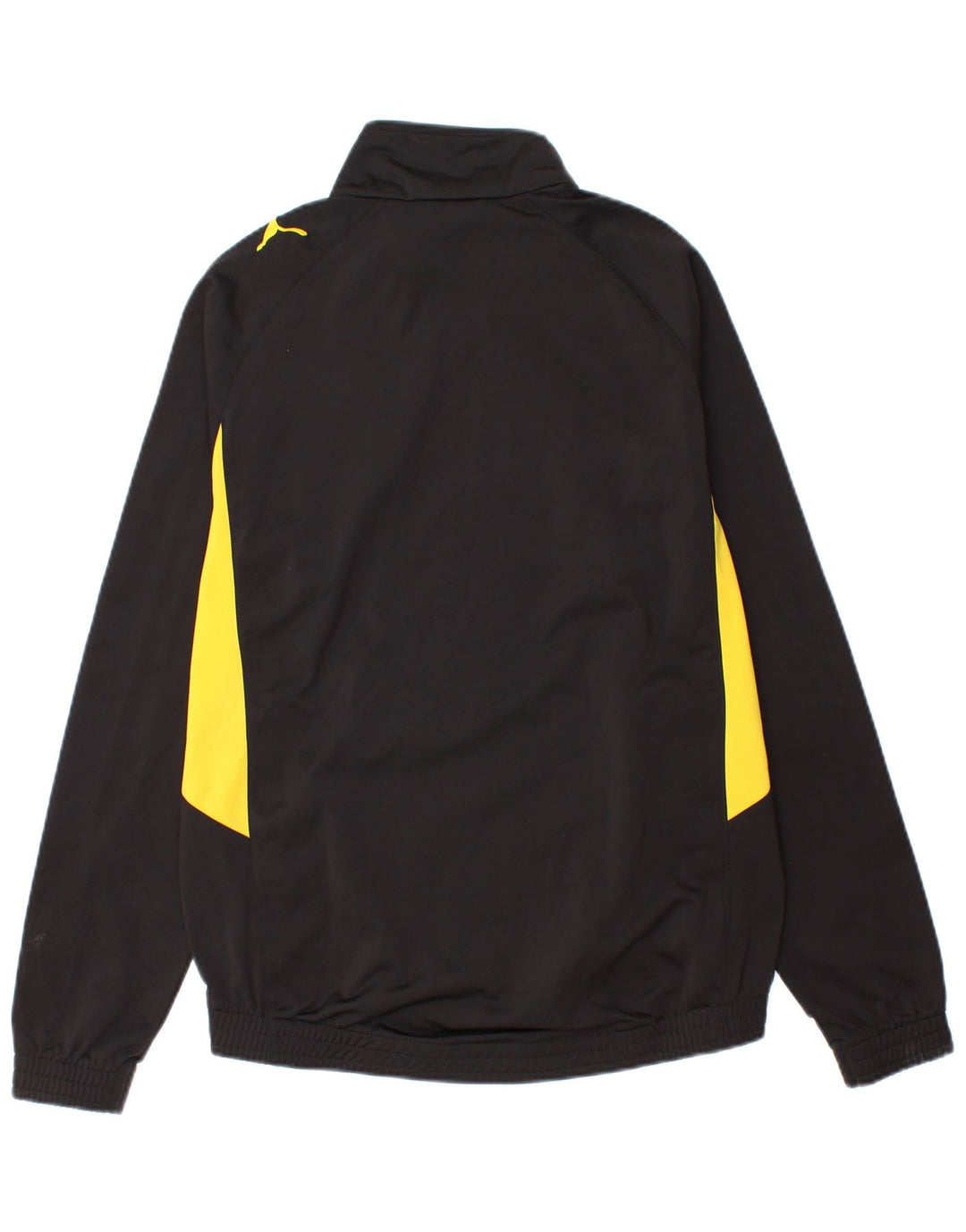 Puma Chaqueta De Chándal Con Gráfico Para Hombre, Poliéster Con Bloques De Color Negro Pequeño