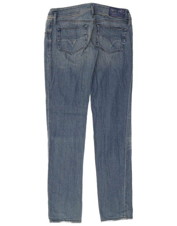 Diesel Mujer Matic Vaqueros Slim Desgastados W30 L34 Algodón Azul