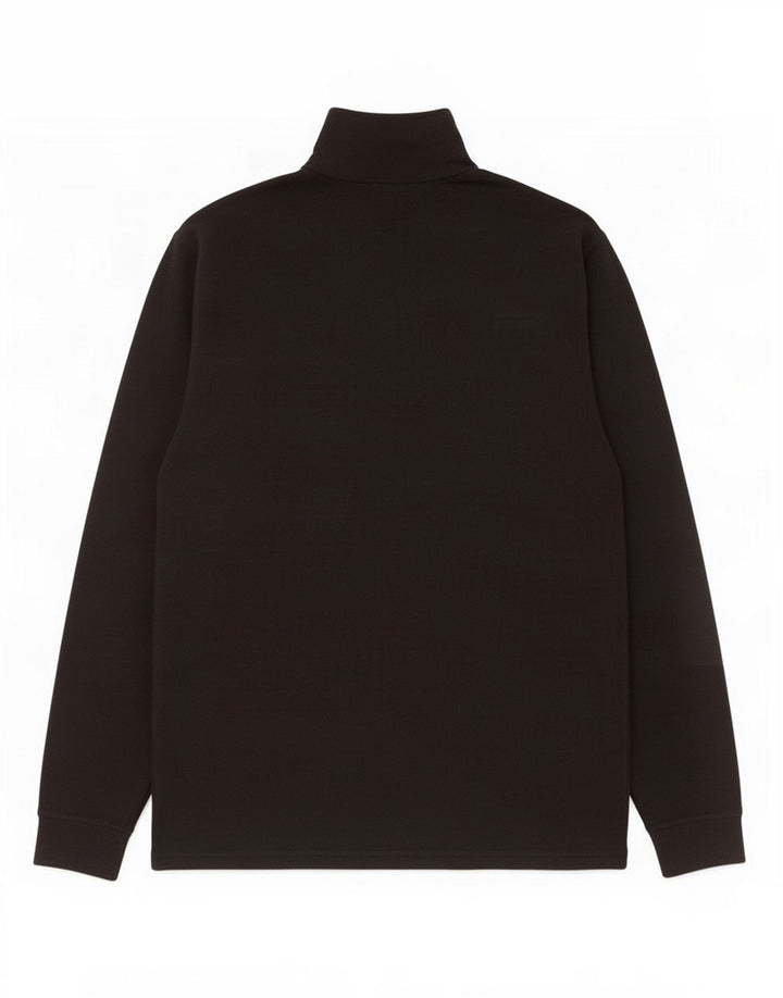 Brugi Jersey Polar Hombre con Cremallera y Cuello XL Poliéster Negro