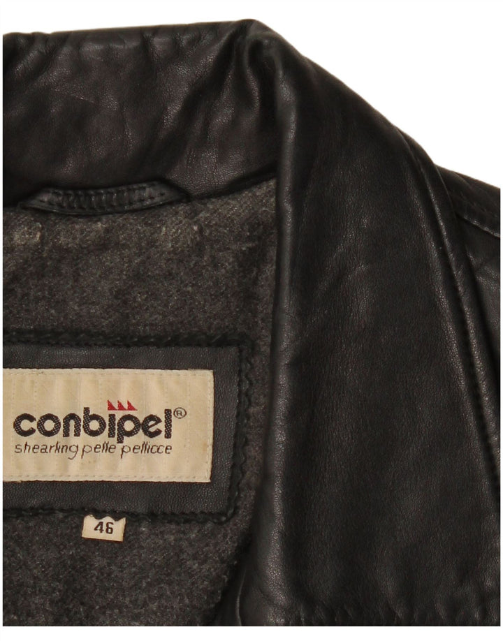 Conbipel Chaqueta Blazer De Doble Botonadura Para Mujer IT 46 Grande Negro