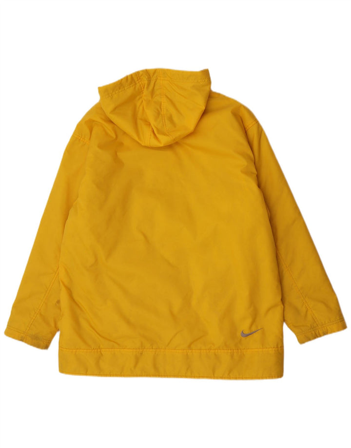 Nike Chaqueta reversible con capucha para hombre UK 38 Medium Yellow Nylon